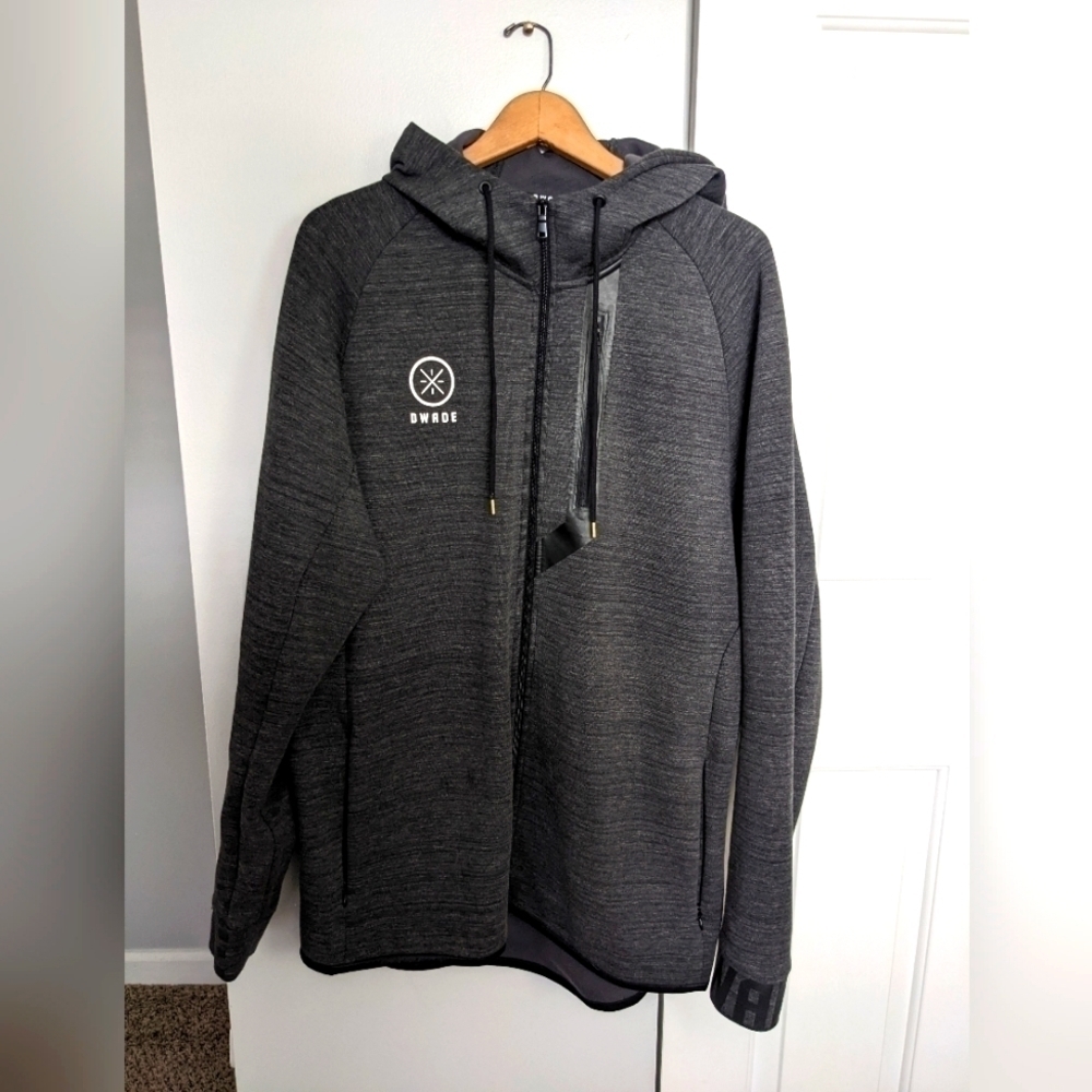 𝅺DWAYNE Wade Way Of Wade Zip Up Hooded Sweatshirt Men's Size 4XL
